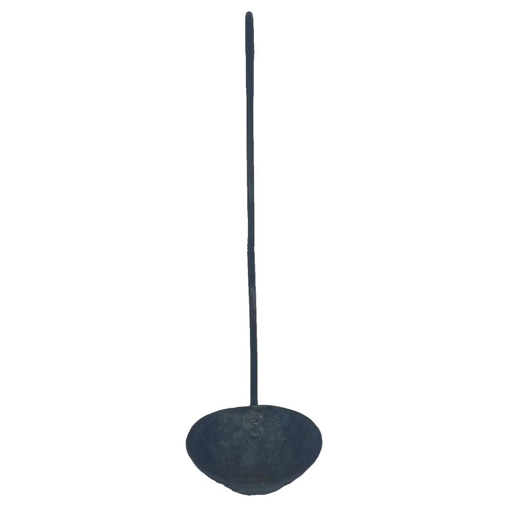 15" Antique Primitive Hammered Long Ladle Spoon Cast Iron‎ Hanging